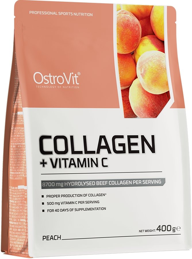 

БАД OstroVit Collagen + Vitamin C (400 г, персик)