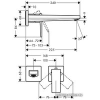 Смеситель Hansgrohe Metropol 32526340