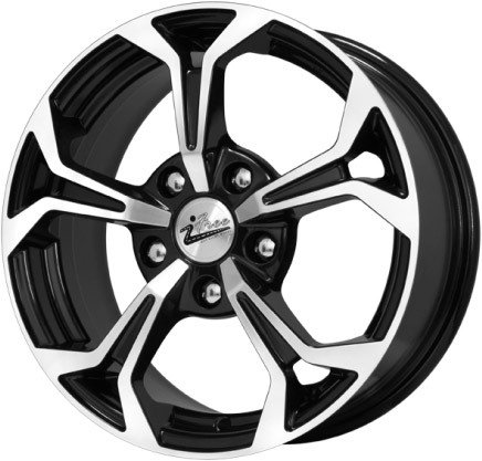 

Литые диски iFree Эрнесто (КС484) 15x6.5" 5x114.3мм DIA 67.1мм ET 43мм Блэк Джек