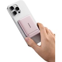 Внешний аккумулятор Baseus PicoGo AM31 Mini Magnetic Power Bank with Stand 20W 5000mAh (розовый)