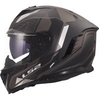 Мотошлем LS2 FF818 Storm III Sporty (L, черный/серый)