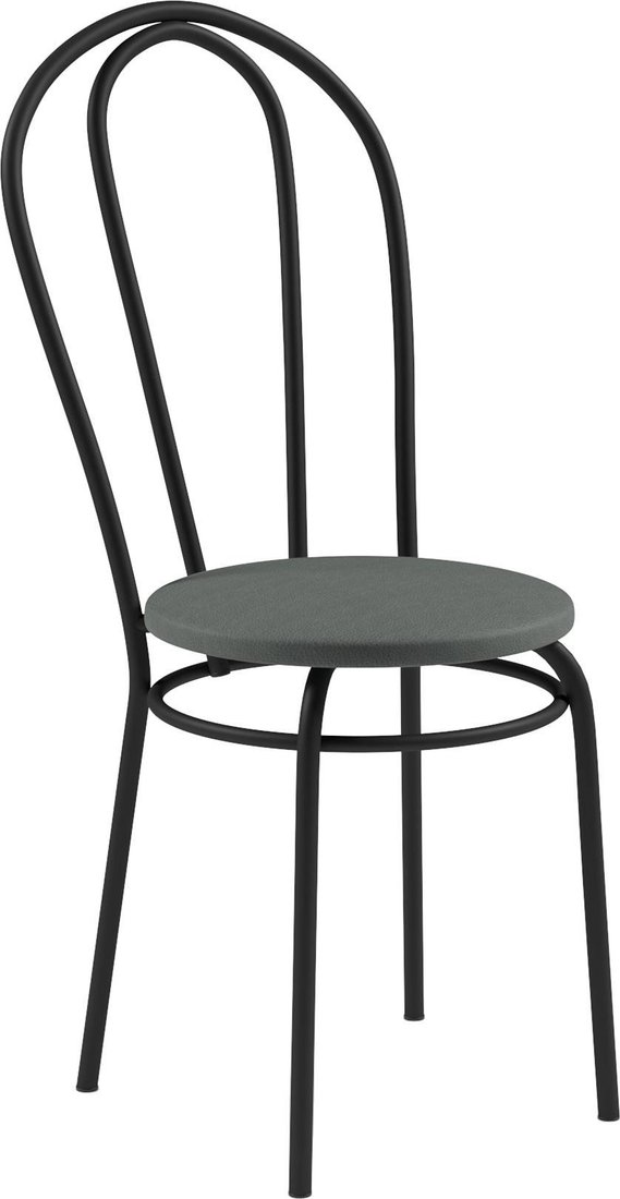 

Стул Mio Tesoro Тюльпан (серый/черный)