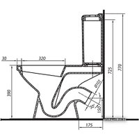 Унитаз напольный Kolo Idol 1903300U