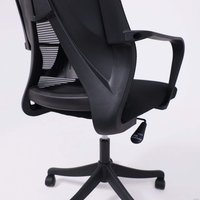 Офисное кресло AksHome Abraham (ткань/сетка, черный)