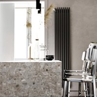 Стальной трубчатый радиатор Loten Grey V 750x180 (нижнее подключение)