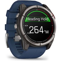 Умные часы Garmin Quatix 8 51 мм (титановый серый/синий)