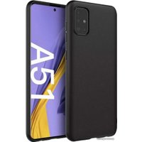 Чехол для телефона Case Matte для Samsung Galaxy A51 (черный)