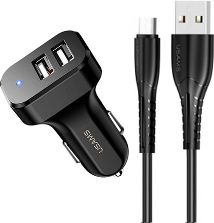 

Автомобильное зарядное Usams US-CC087 microUSB