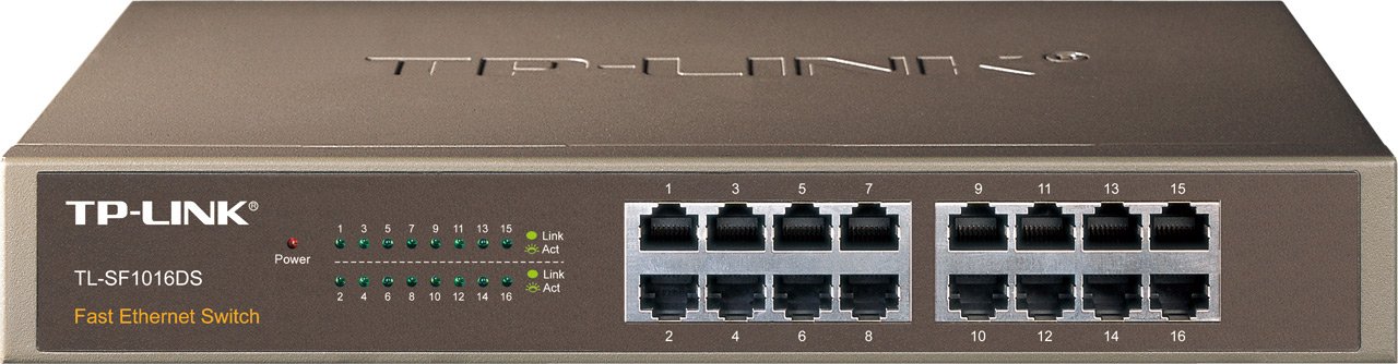 

Неуправляемый коммутатор TP-Link TL-SF1016DS