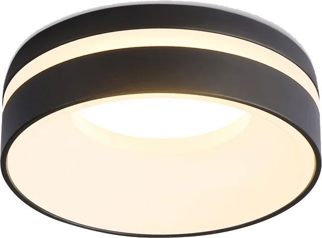 

Точечный светильник Ambrella light MR16 TN3306 BK/FR (черный/белый матовый)