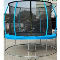 Батут Sundays Favorite Premium 8FT (голубой, с сеткой, с лестницей)