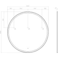  Vigo Зеркало Cosmo Comfort 1000