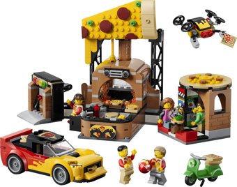 Конструктор LEGO City 60496 Доставка пиццы с транспортными средствами