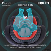 Детское автокресло Pituso Roys Pro (черный/серый вкладыш)