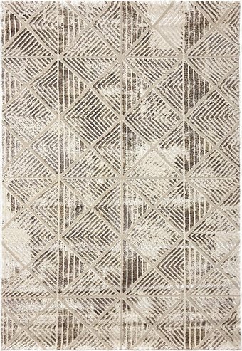 Ковер для жилой комнаты Sahan Alvita 7581A-S-BEIGE-BEIGE V60 (1х2)