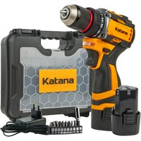 Дрель-шуруповерт Katana CD2600 (с 2-мя АКБ, кейс)