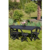 Стол Ipae Progarden Palau PAL016AN (антрацит)