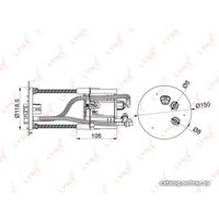 Топливный фильтр LynxAuto LF1003M