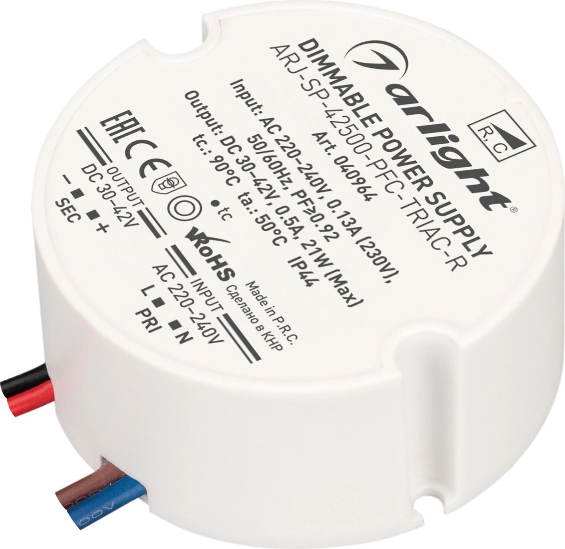 

Блок питания Arlight ARJ-SP-42500-PFC-TRIAC-R 040964