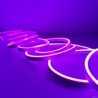 Гибкий неон GS star 2835 120 Led/M 12V 6x12 мм 10 W/M IP65 (фиолетовый)