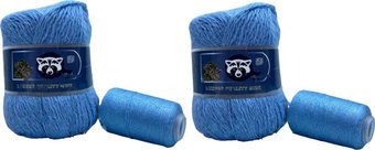 Набор пряжи для вязания ХоббиБум Пух норки 890 50 г 340 м (небесный)