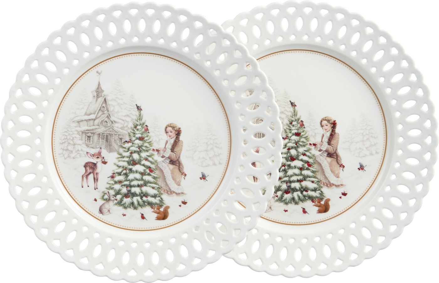 

Набор обеденных тарелок Lefard Морозко 441-047 (2 шт)