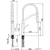 Смеситель Rubineta Ultima-50 UL50008