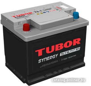 Автомобильный аккумулятор Tubor Synergy R+ (76 А·ч)