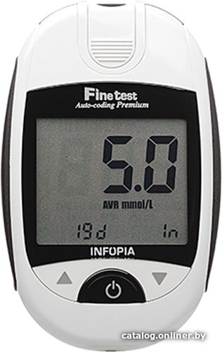 Глюкометр Infopia Finetest Auto-Coding Premium (+50 тест-полосок)