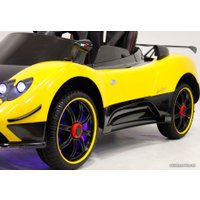 Электромобиль RiverToys Pagani Zonda Cinque A009AA (желтый)