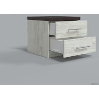 Тумба Миркомодоф Твин 8 (дуб крафт белый/венге луизиана)