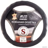 Оплетка на руль AVS GL-200S-B