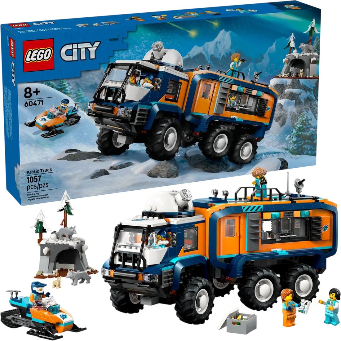 Конструктор LEGO City 60471 Грузовик для научной лаборатории Arctic Explorer