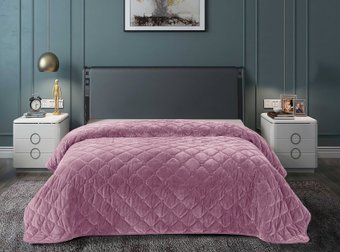 Покрывало Luxor PK 17-1610 велюр (220x240, orchid)
