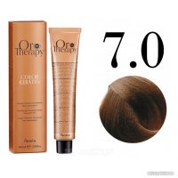 Крем-краска Fanola ORO Therapy Color Keratin 7.0 русый 100 мл