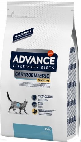 Сухой корм для кошек Advance Gastroenteric Sensitive 1.5 кг