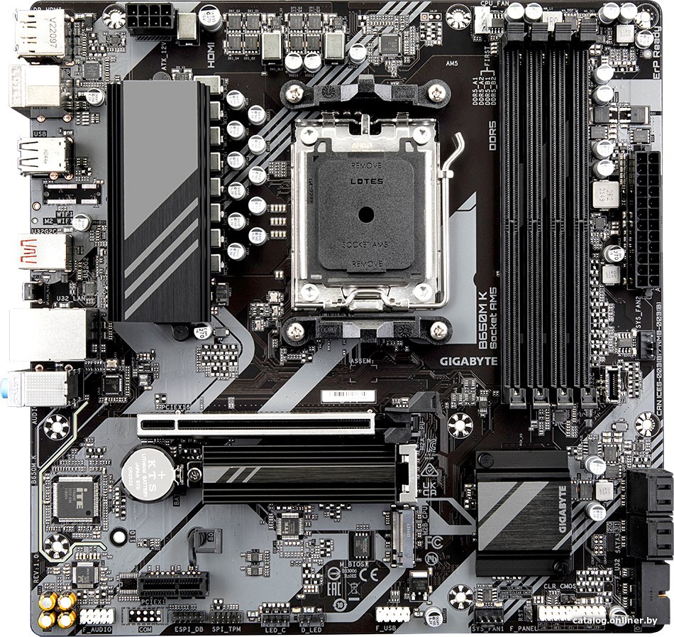 Материнская плата Gigabyte B650M K (rev. 1.0)
