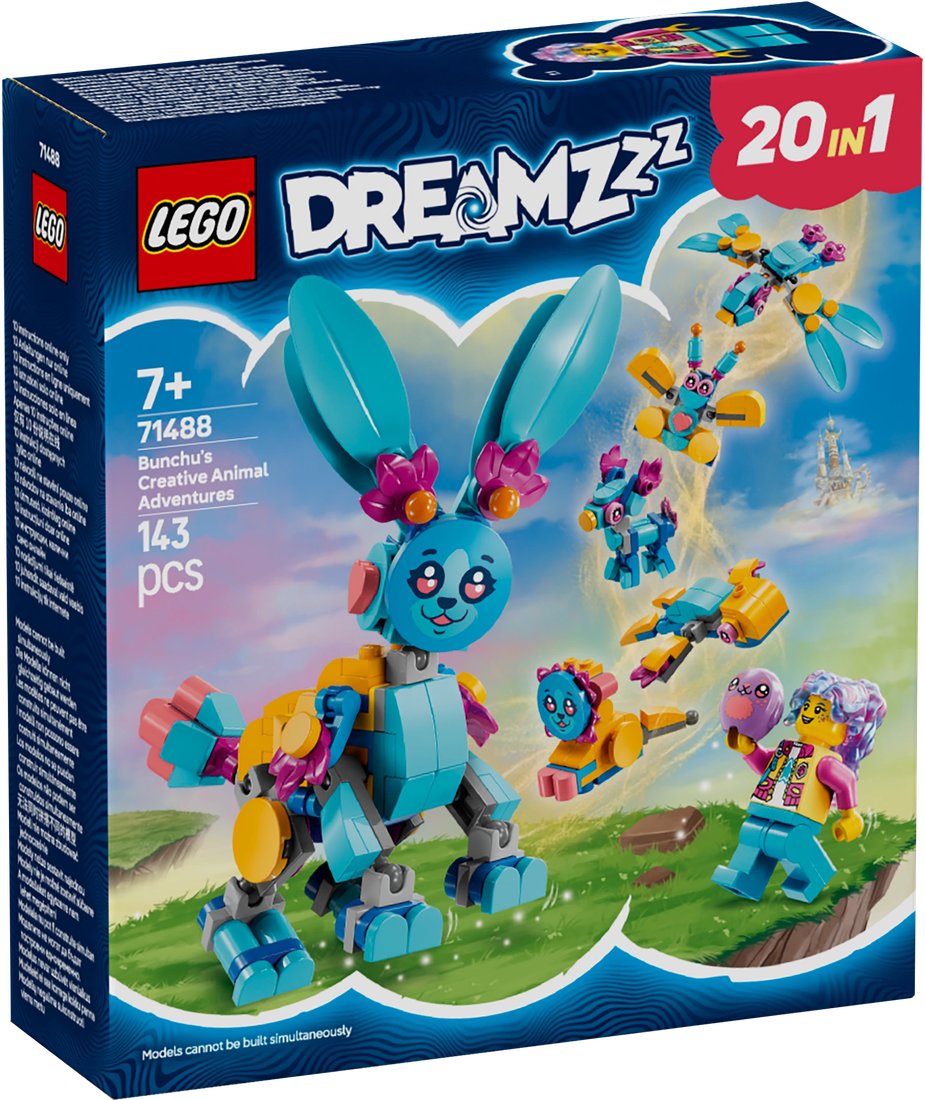 

Конструктор LEGO DREAMZzz Творческие животные приключения Бунчу 71488