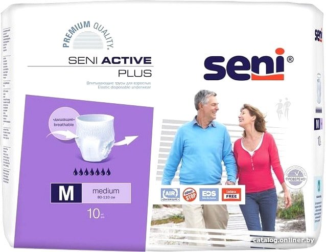 Подгузники для взрослых Seni Active Plus Medium (10 шт)
