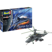 Сборная модель Revell 03889 Одноместный ударный вертолет Kamov Ka-58 Stealth