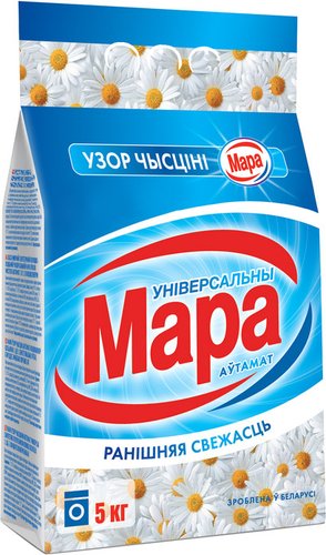 Стиральный порошок Мара Ўзор чысціні Утренняя свежесть 5 кг