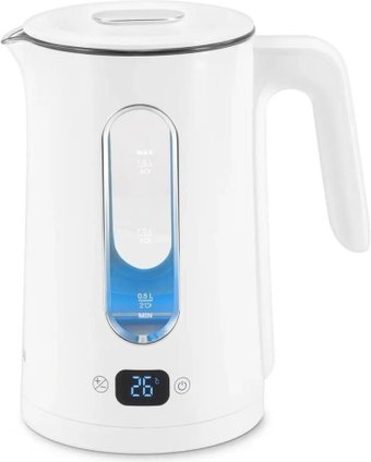 Электрический чайник Hyundai HYK-G5510 (белый/прозрачный)