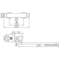 Смеситель Ledeme L2276