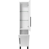  Misty Шкаф-пенал Модерн 35 П-Мод05035-011П (с бельевой корзиной)