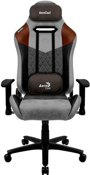 

Игровое (геймерское) кресло AeroCool Duke Tan Grey (черный/серый)