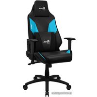Игровое (геймерское) кресло AeroCool Admiral (черный/голубой)