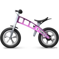 Беговел FirstBIKE Street с тормозом (розовый)