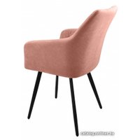 Стул Гальваник Диаманте Лофт (эмаль черный муар/Catania Coral)