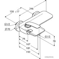 Смеситель Kludi Balance 524458775 (черный матовый)