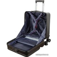 Чемодан-спиннер Verage кейс-пилот Leader 19031-10AW 42 см (черный)